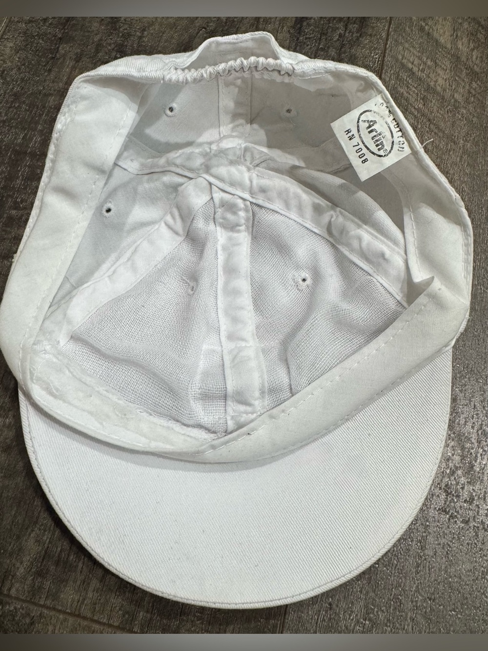 Vintage Little Baby Slugger Hat Cap Youth Toddler 80s 90s White Baseball - Picture 3 of 6